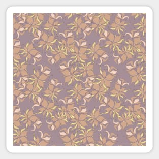 Spring floral pattern, pastel colors Sticker